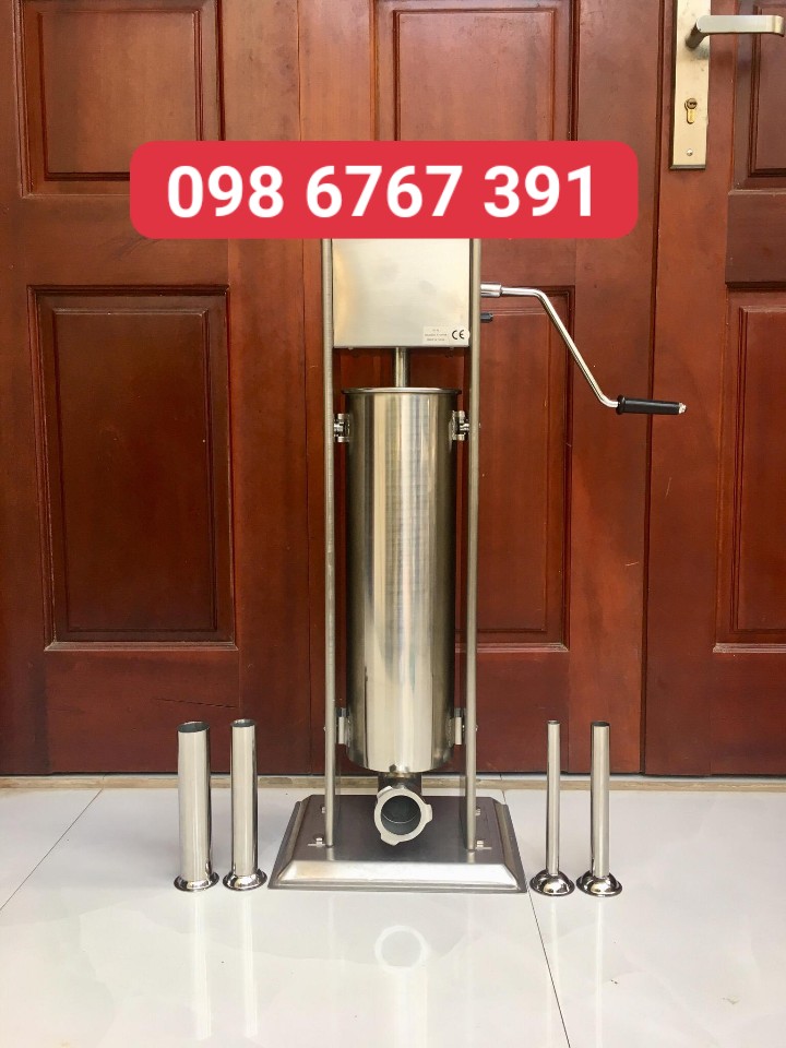 Cối đùn xúc xích quay tay, Máy dồn lạp xưởng, Nhồi lòng dồi 7L
