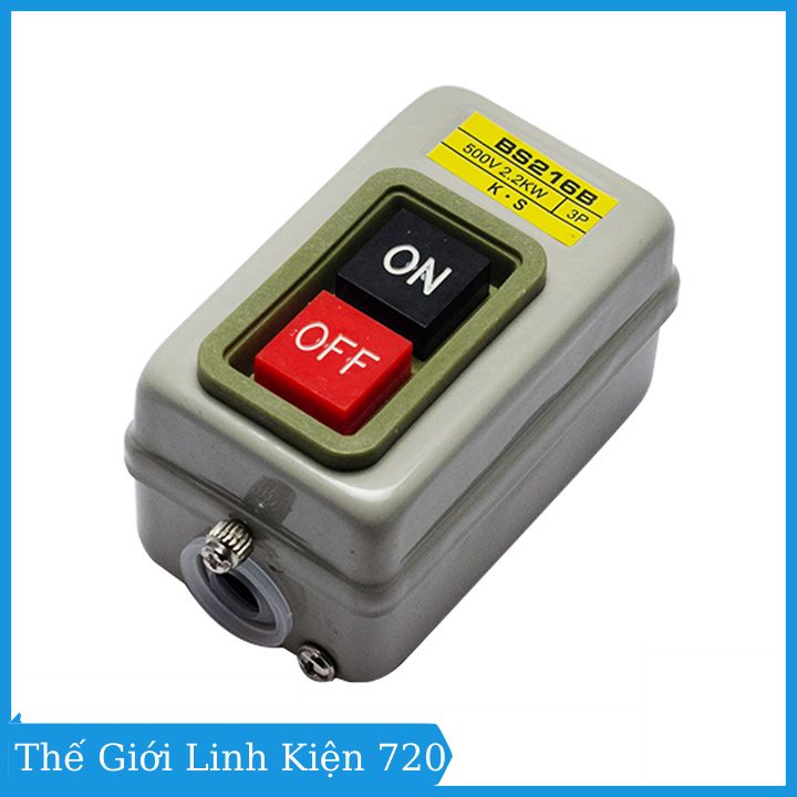 Công tắc nút nhấn 3 pha 380v bs230b