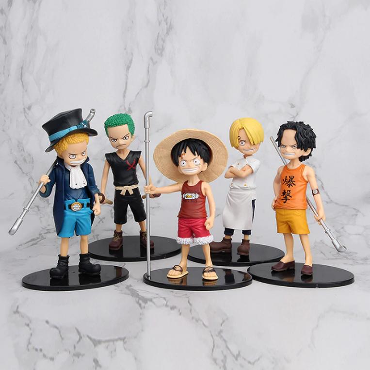 Combo 05 Mô Hình Nhân Vật Trong One Piece - Cao 15cm