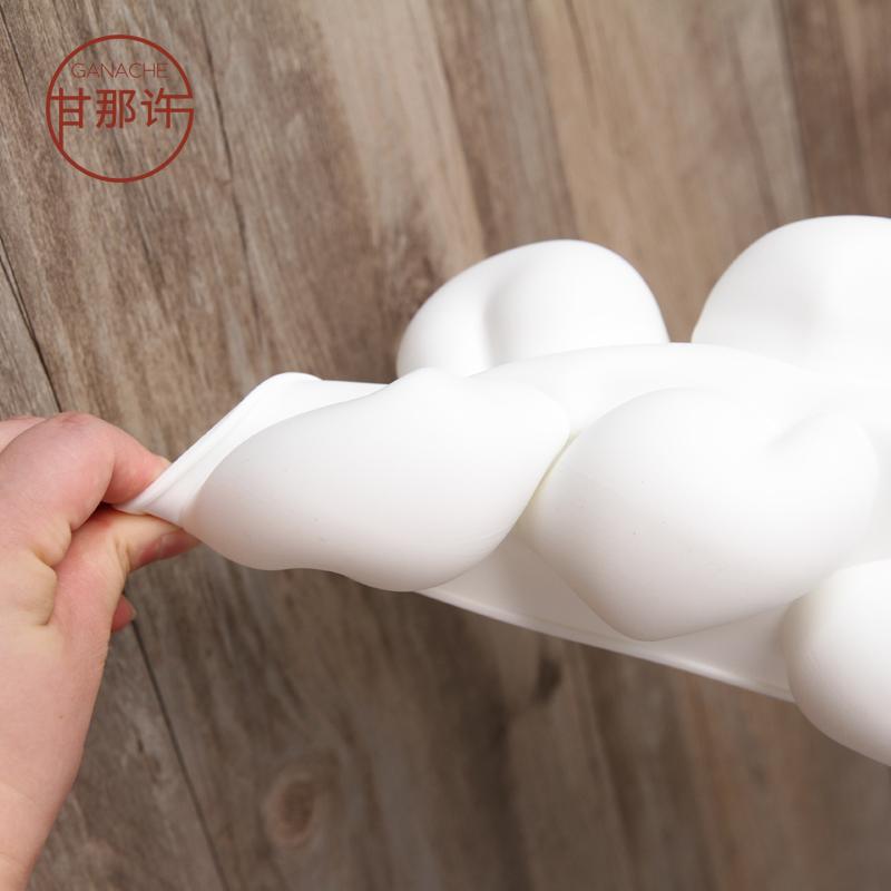 Gan Đó Xu KEREO 8 THẬM CHÍ Đầu Cong Trái Tim Kiểu Pháp Bánh Mousse Silicone Bánh Bộ Tạo Khuôn Hình Nướng Bộ Tạo Khuôn Hình