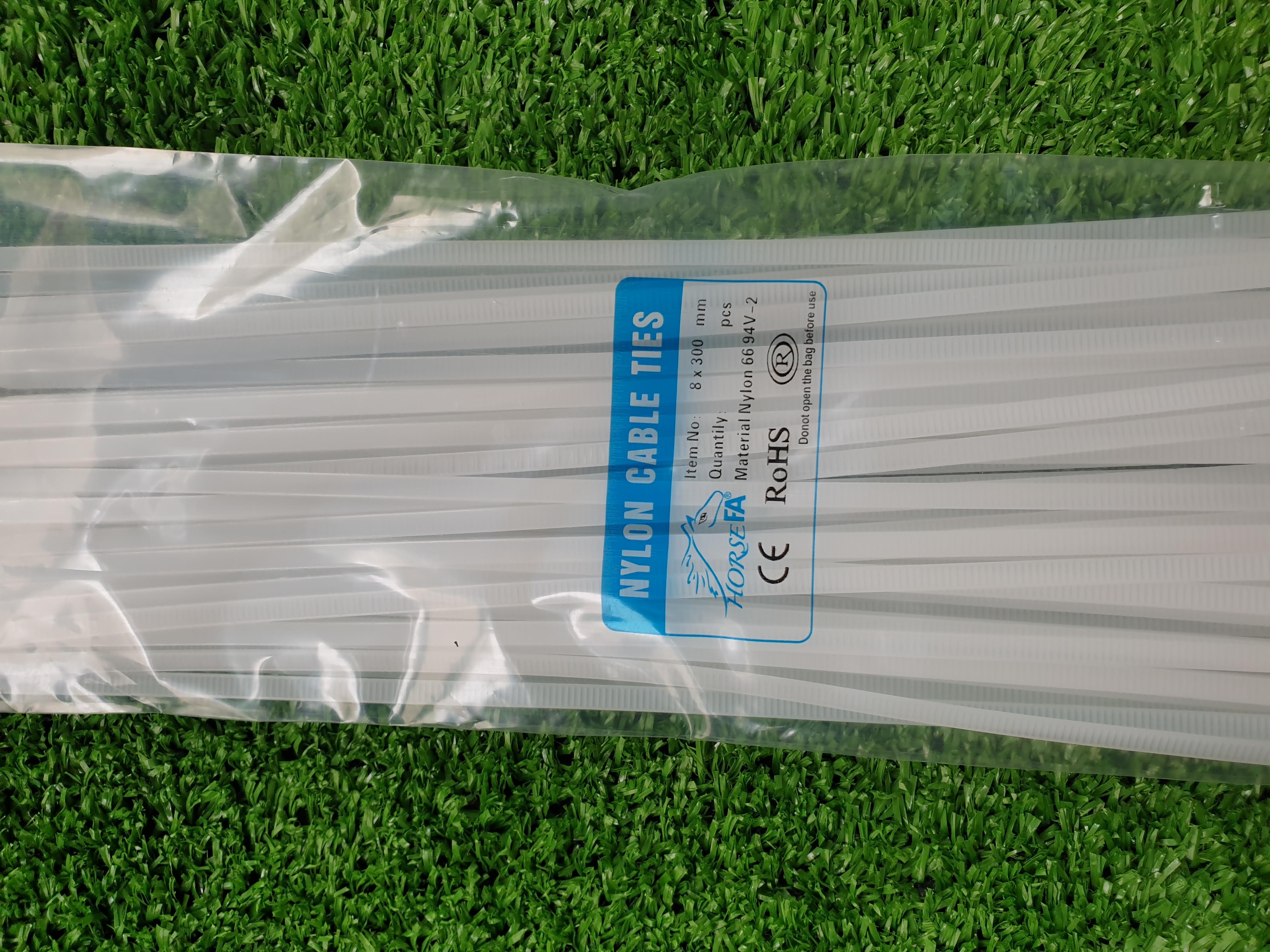 Drawstring Cord 30cm X 5Li White - Black (30cm) - Thien Van Led Light