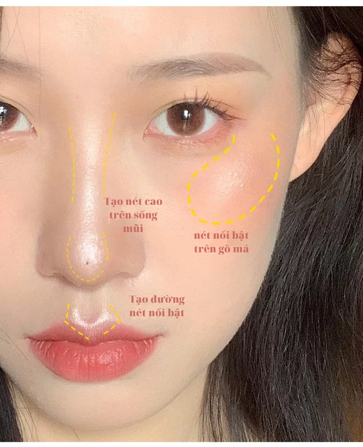 Phấn bắt sáng siêu đẹp, phấn highlight tạo khối siêu lung linh