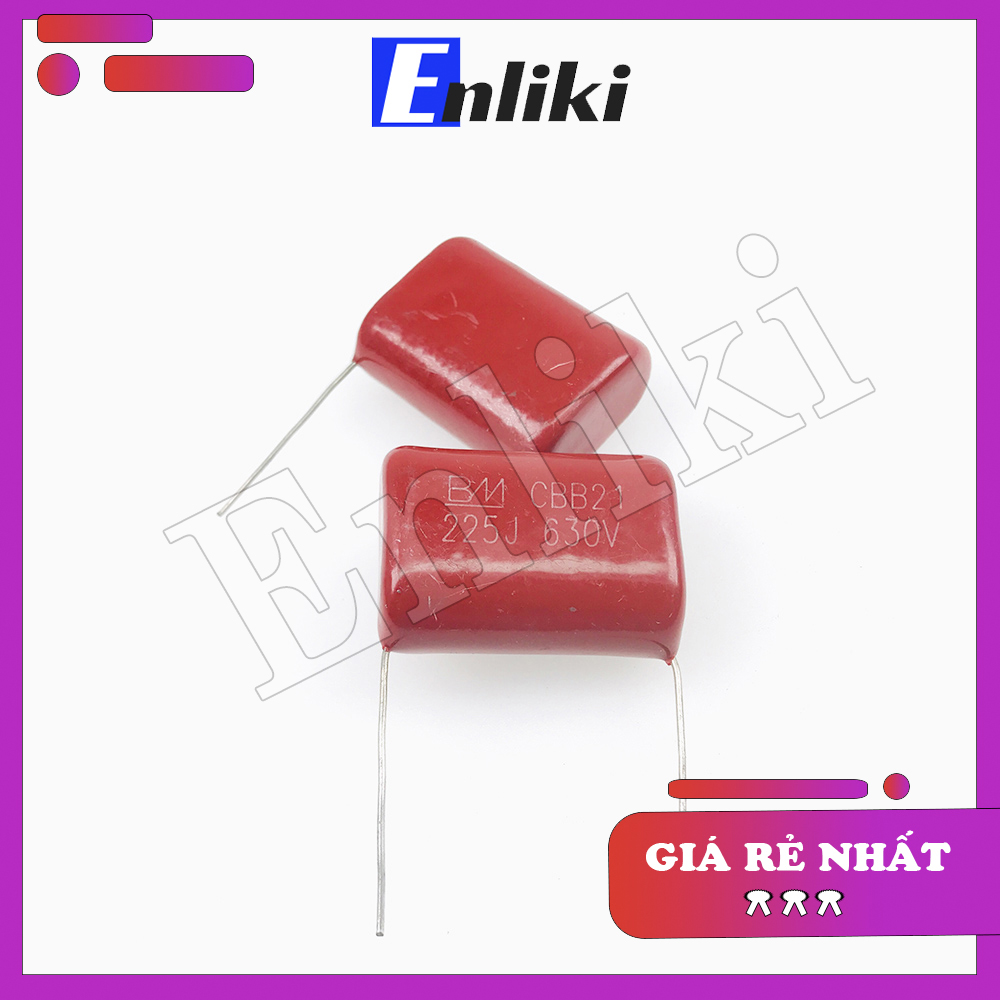 Tụ 2.2uF CBB 225J 630V 25mm