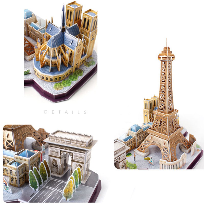 Mô hình giấy 3D CubicFun - City Line Paris - MC254h