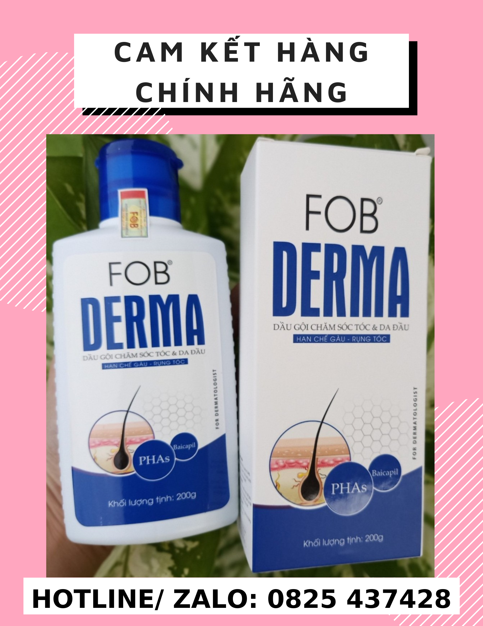 Dầu gội FOB Derma 200g