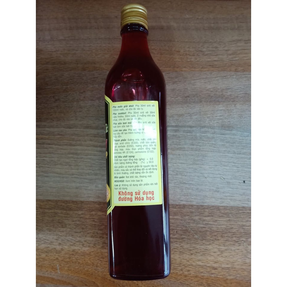 Siro Phúc Bồn Tử Golden farm 520ml