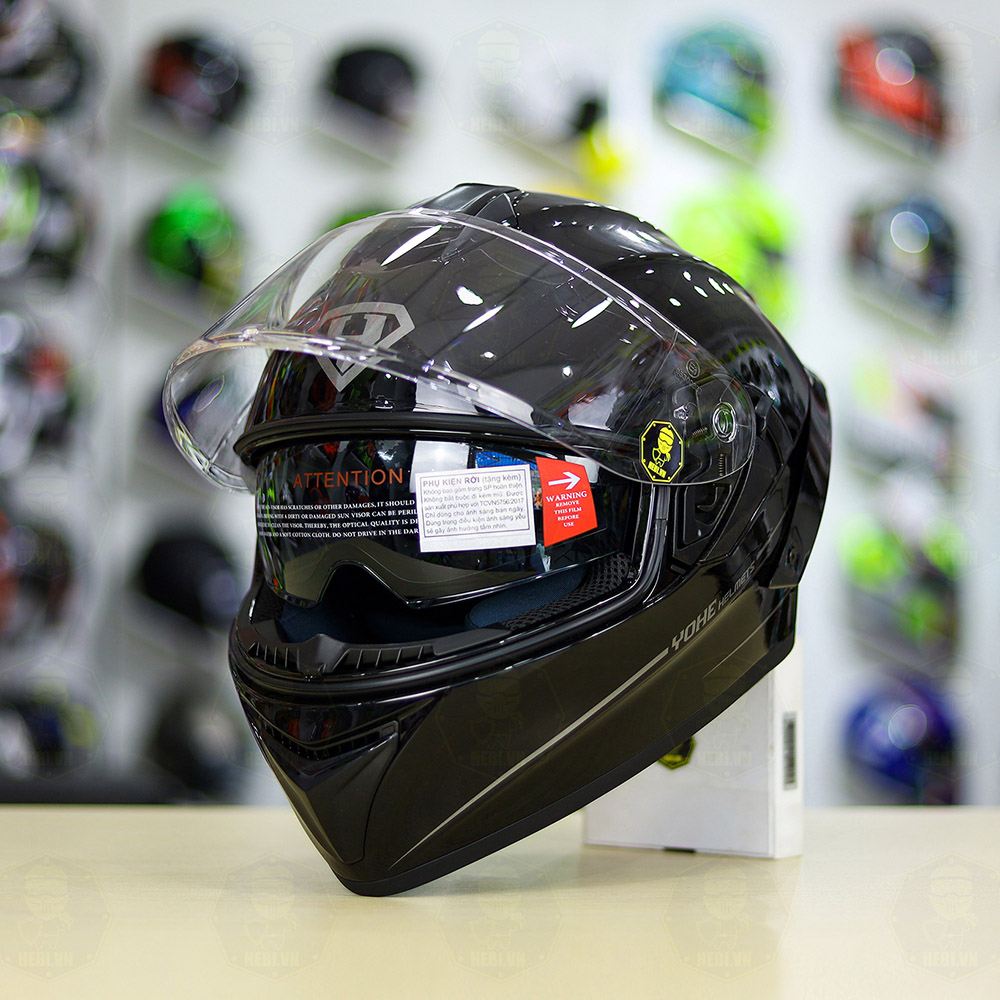 Mũ Bảo Hiểm Fullface 2 Kính Yohe 981 Chính Hãng - Helmets 4U