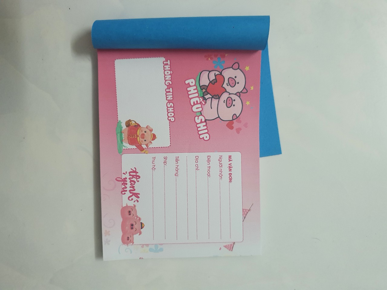 PHIẾU GIAO HÀNG , PHIẾU SHIP HÀNG GIẤY ĐẸP M2