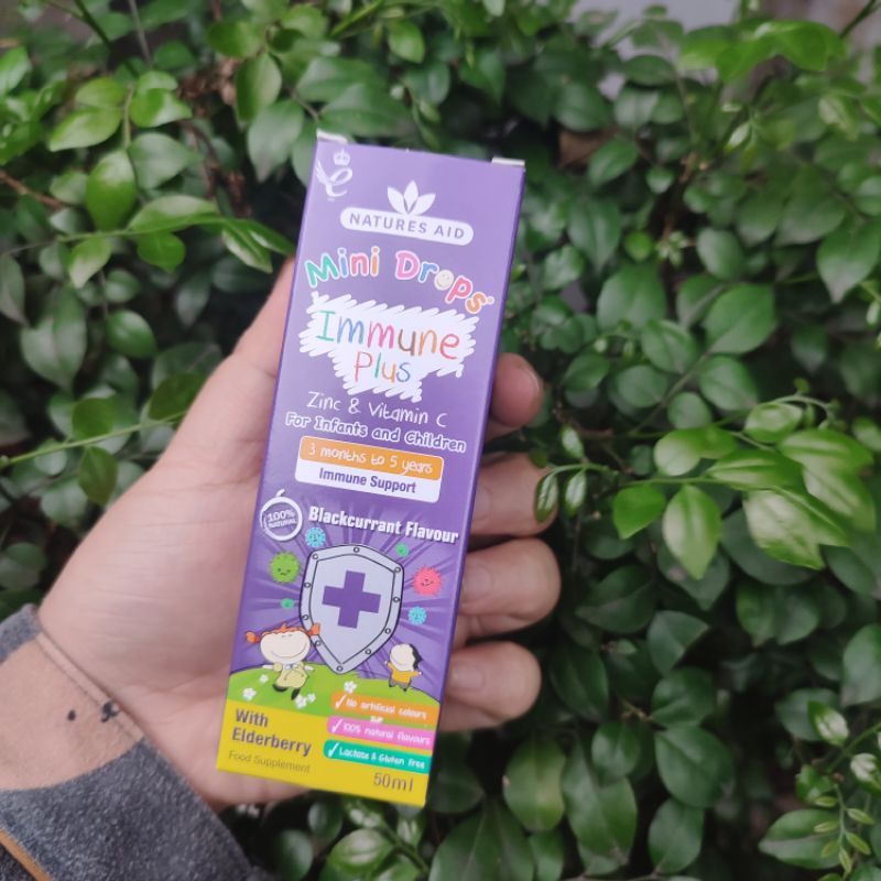 [FREESHIPMAX] SIRO TĂNG ĐỀ KHÁNG IMMUNE DROPS NATURES AID CHO BÉ TỪ 3 THÁNG