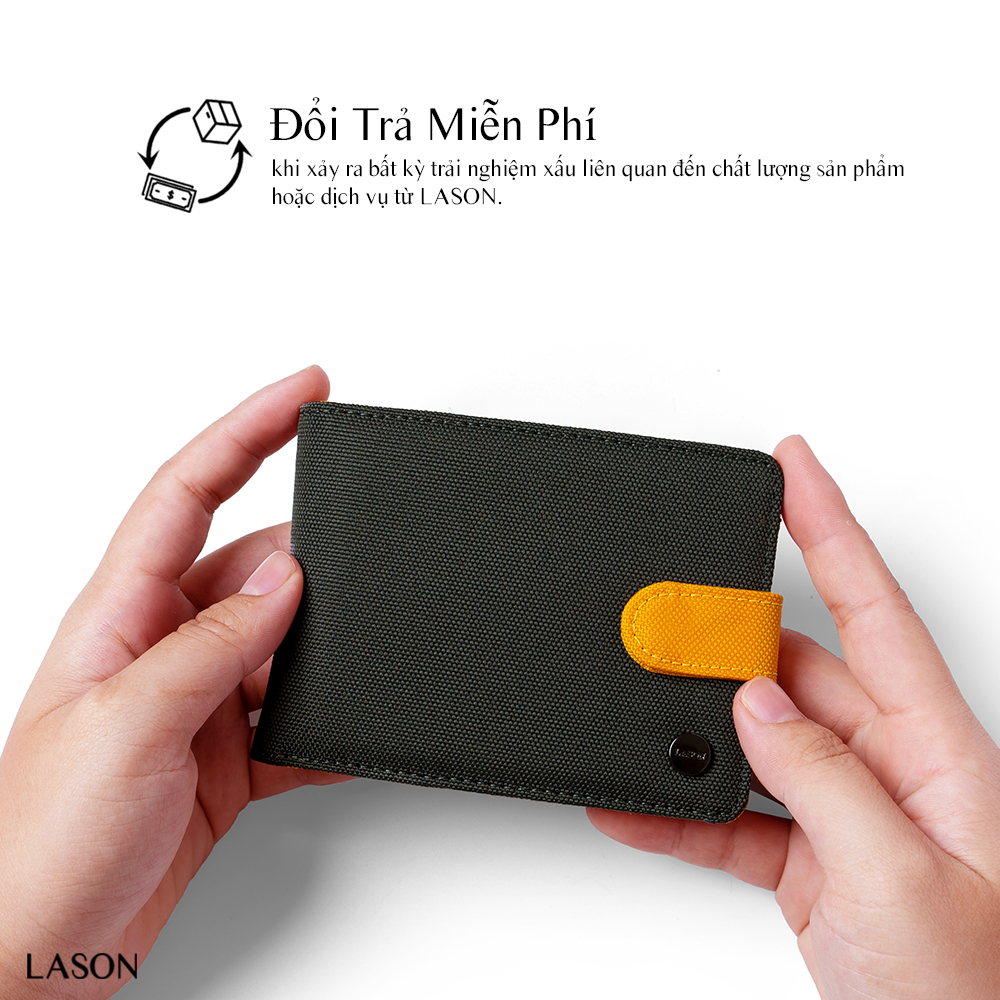 Ví DOLANTO BRAND® Button Wallet - Ngang