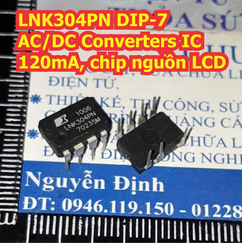 2 con lnk304pn lnk304p lnk304 lnk304gn lnk304g dip-7 / sopd-7 ac/dc converters ic 120ma, chip nguồn lcd kde4444