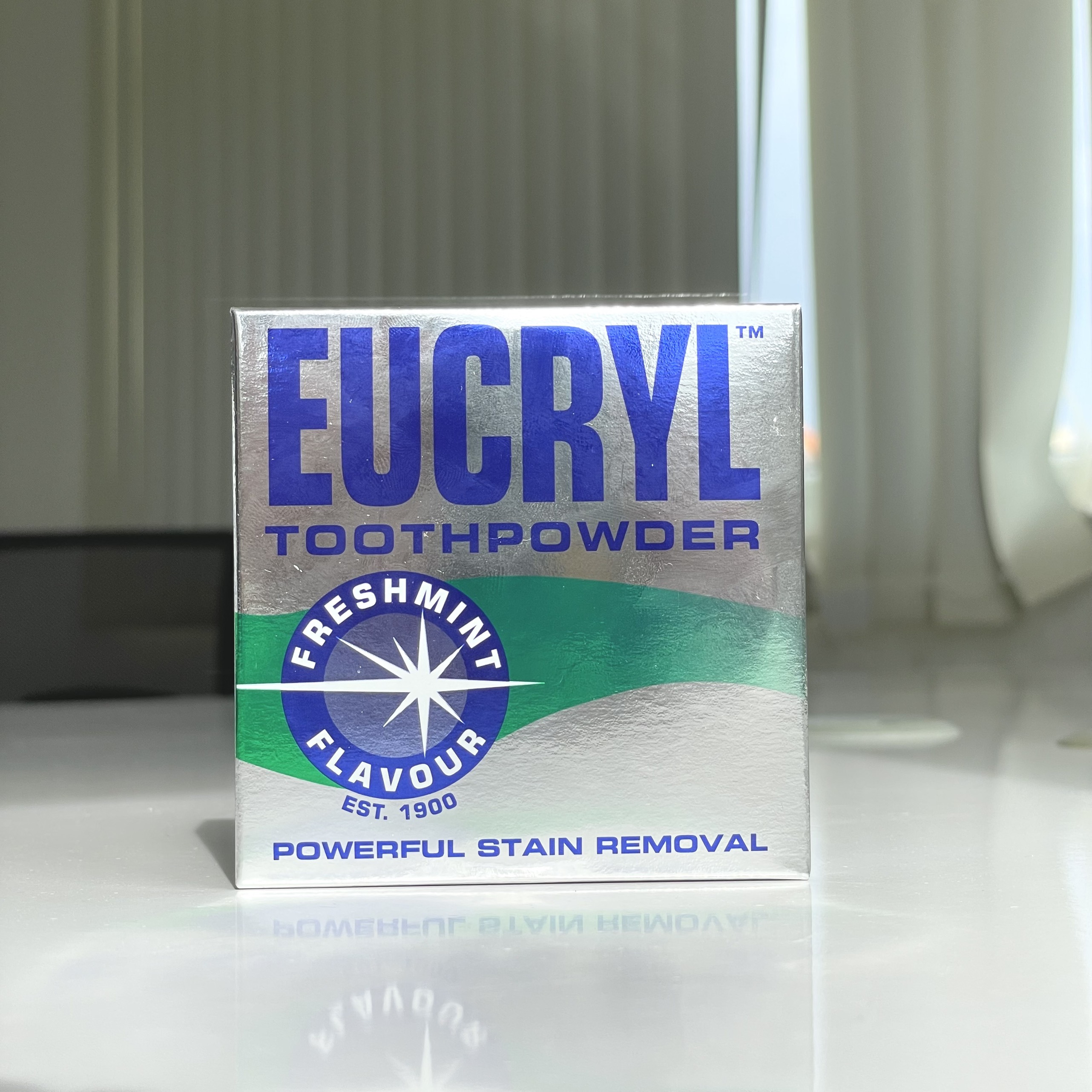 Bột Làm Trắng Răng Eucryl Hương Bạc Hà 50g