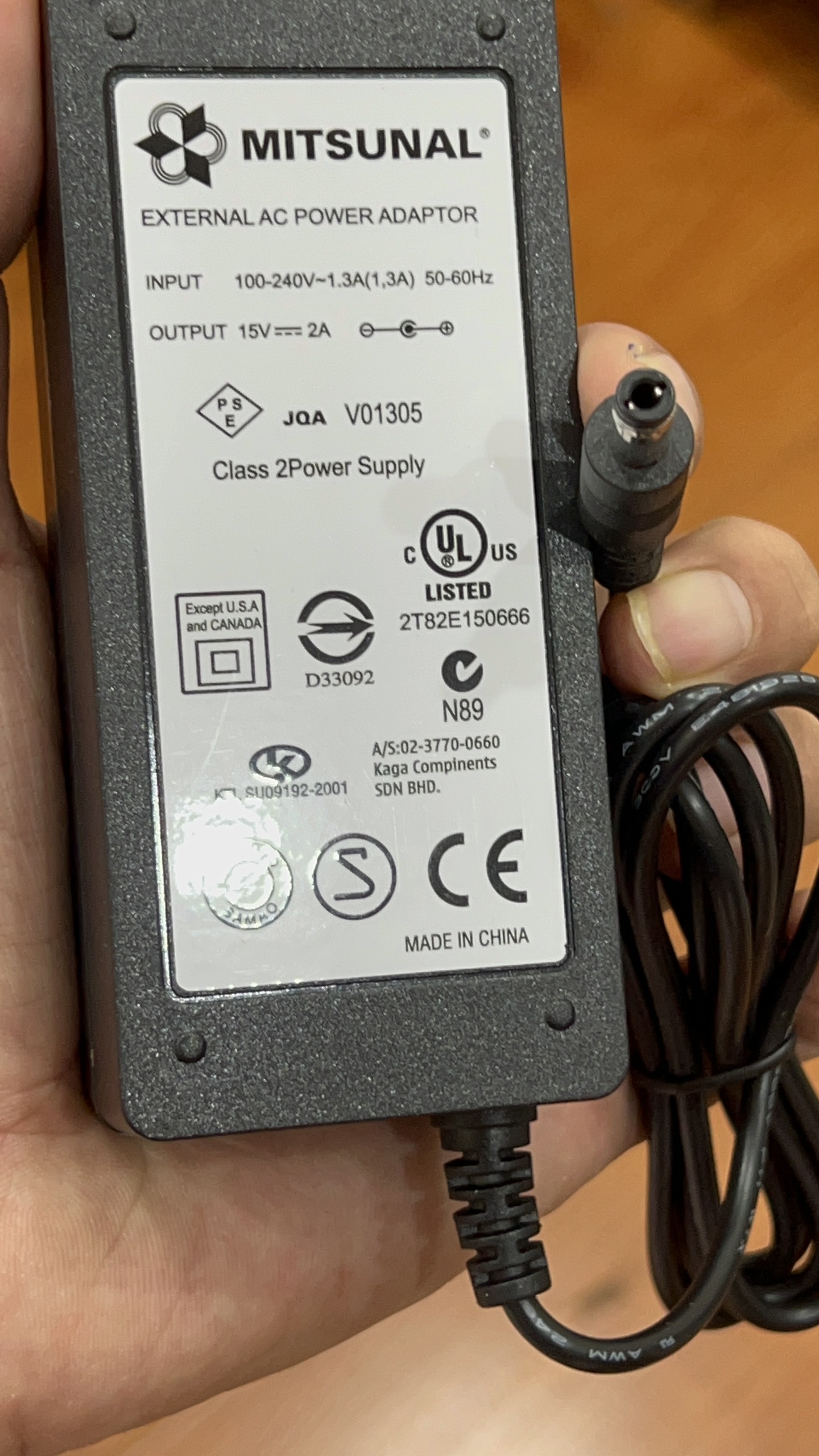 Adapter 15v 2A hàng cao cấp loại tốt