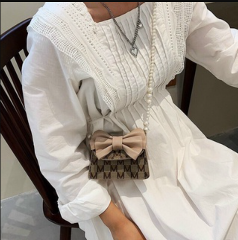 Túi Nơ Mini Dây Ngọc Cực Xinh