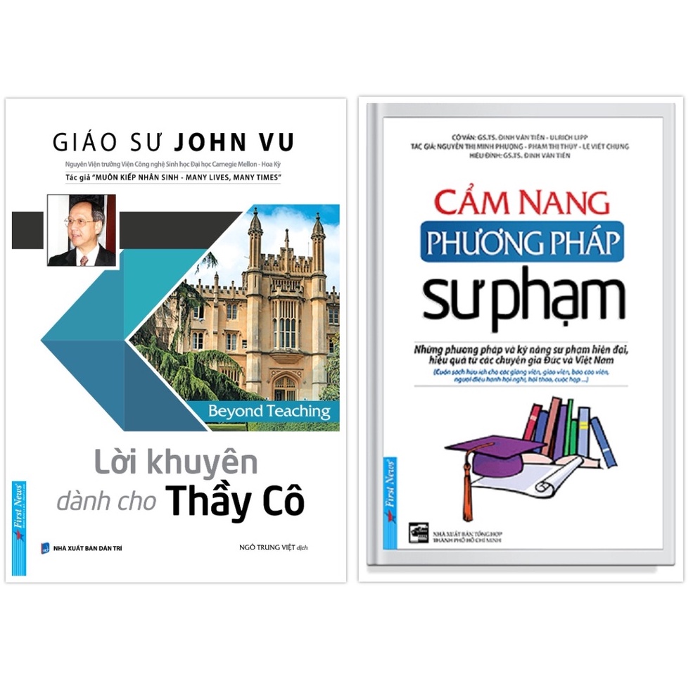 Combo lời khuyên dành cho thầy cô + cẩm nang phương pháp sư phạm - first news