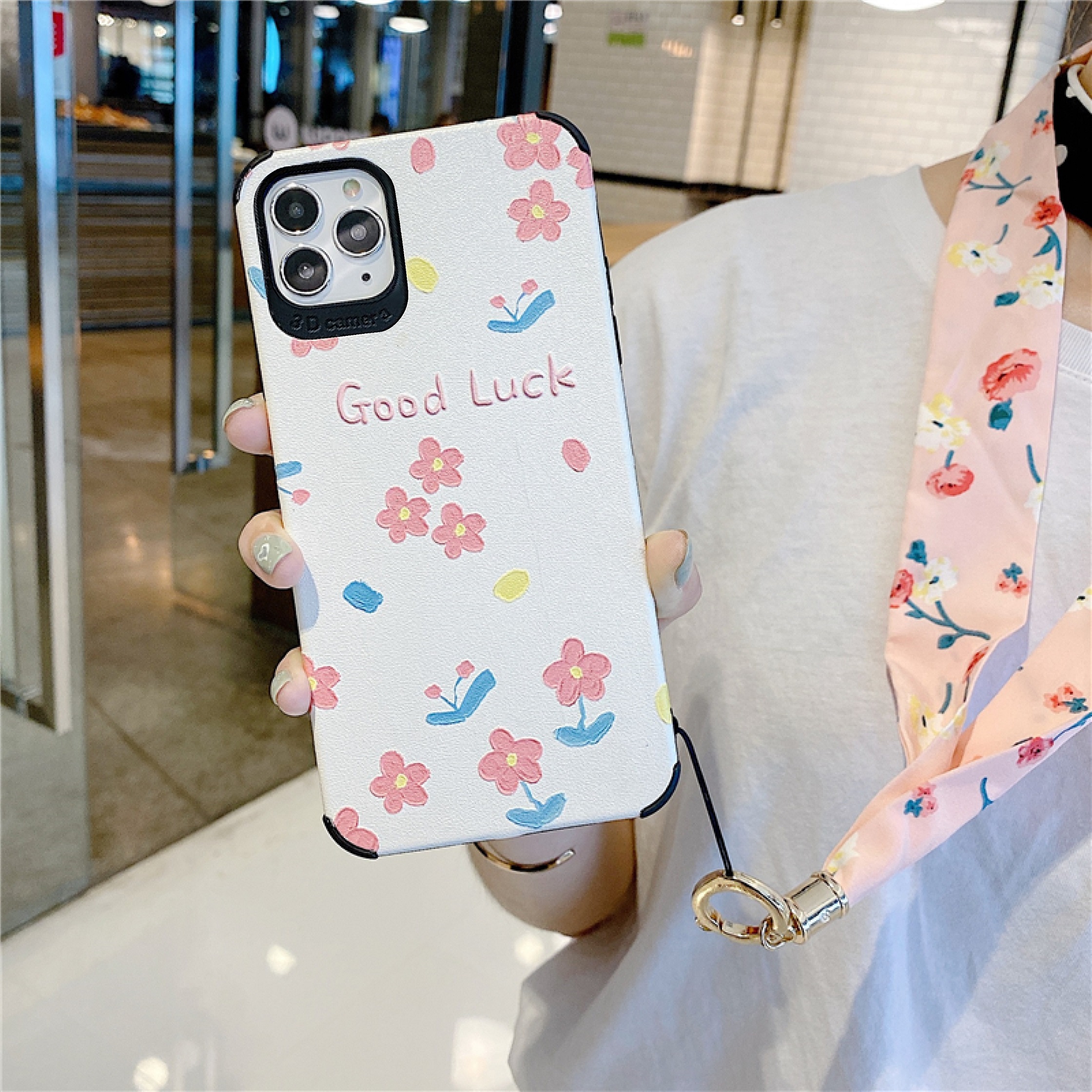 Ốp Lưng Da IMD Good Luck (Không kèm dây)