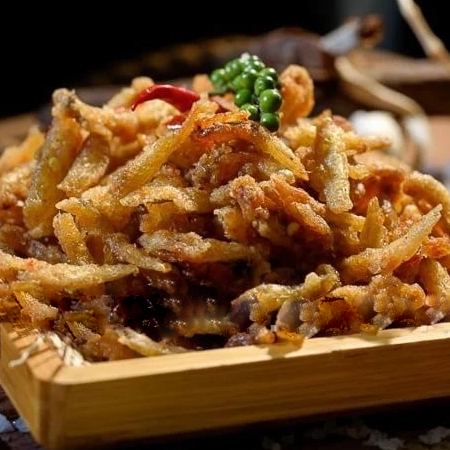 Cá cơm chiên giòn (giòn rụm- có video) {Khối lượng tịnh, không tính bao bì}
