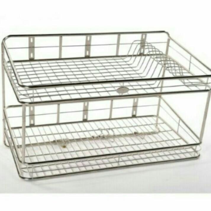 [HCM]kệ chén treo 2 tầng kt 70x30x40 ( DxRxC)