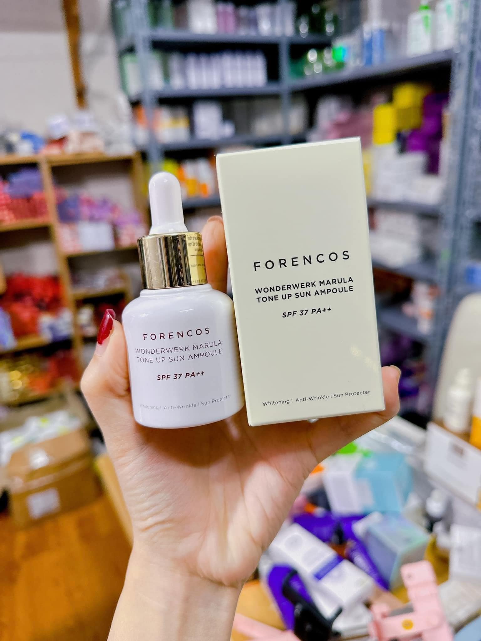Serum chống nắng trắng da dưỡng ẩm FORENCOS 30ml