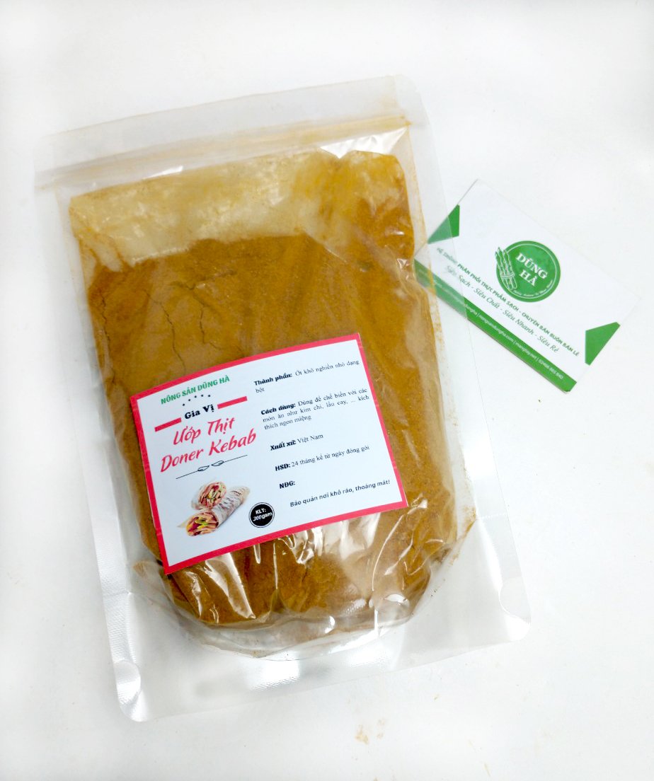 Gia vị ướp thịt doner kebab
