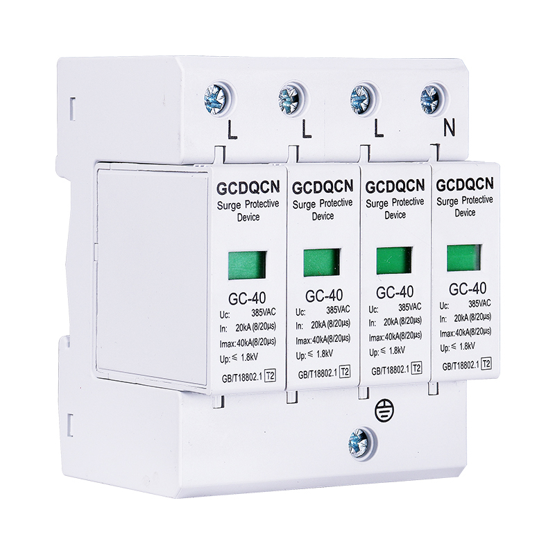 Thiết bị chống sét lan truyền AC 40KA 3 pha 4 cực, cắt sét ac 3 pha
