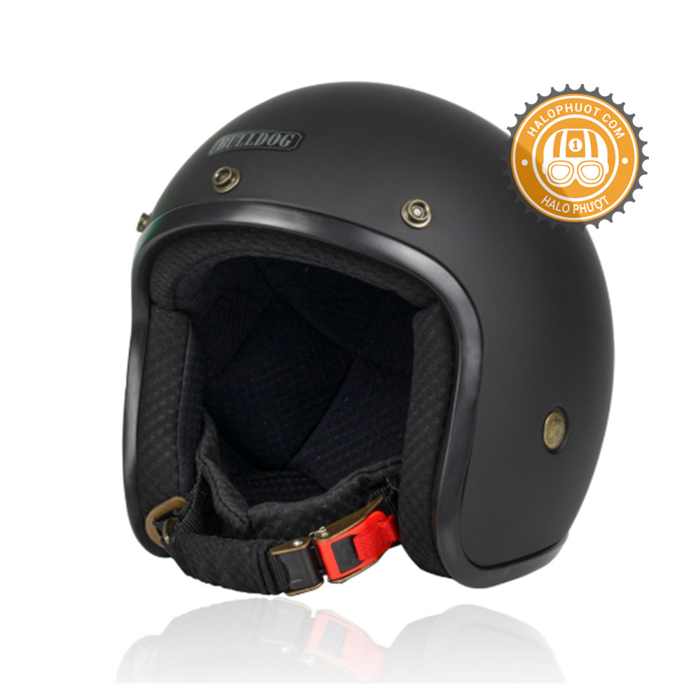 Nón bảo hiểm 3/4 Bulldog Bravo (tặng balo Bulldog + tem phản quang)