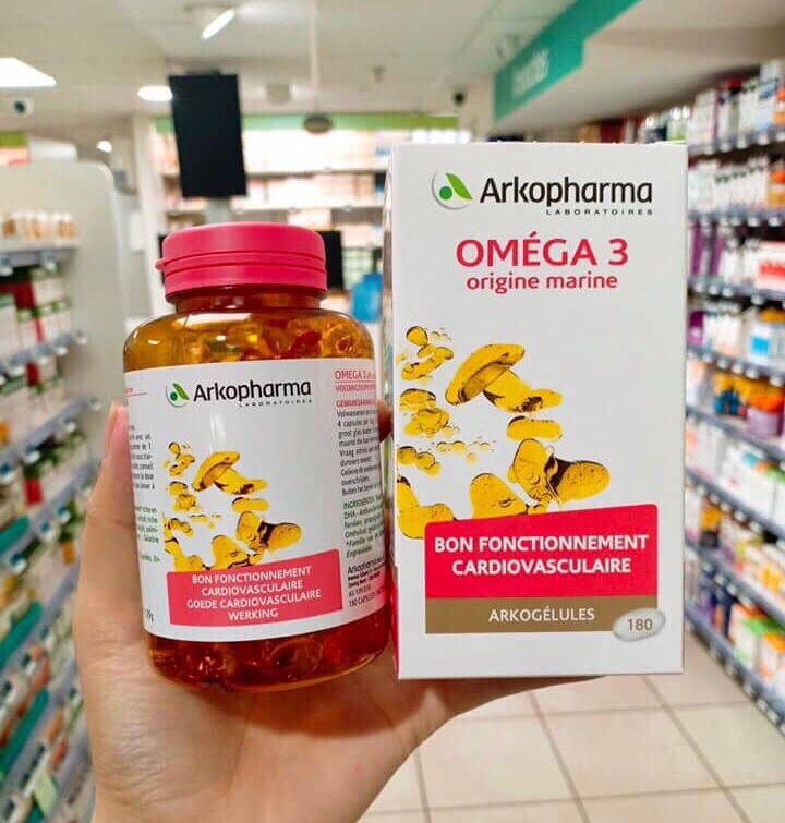 Dầu cá Omega 3 Arkopharma - 180 viên