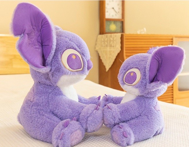Gấu bông Stitch tím mộng mơ Stick tím hot hit size 35-100cm