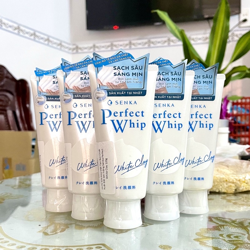 [HCM]Sữa rửa mặt SENKA  120g _ màu trắng