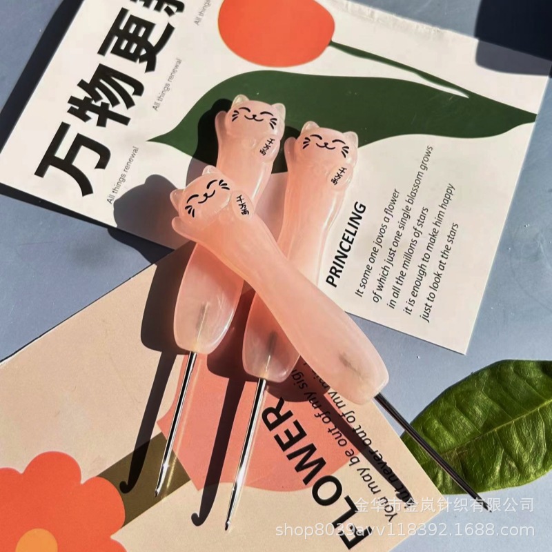 Kim móc Jinlan nhựa mèo may mắn