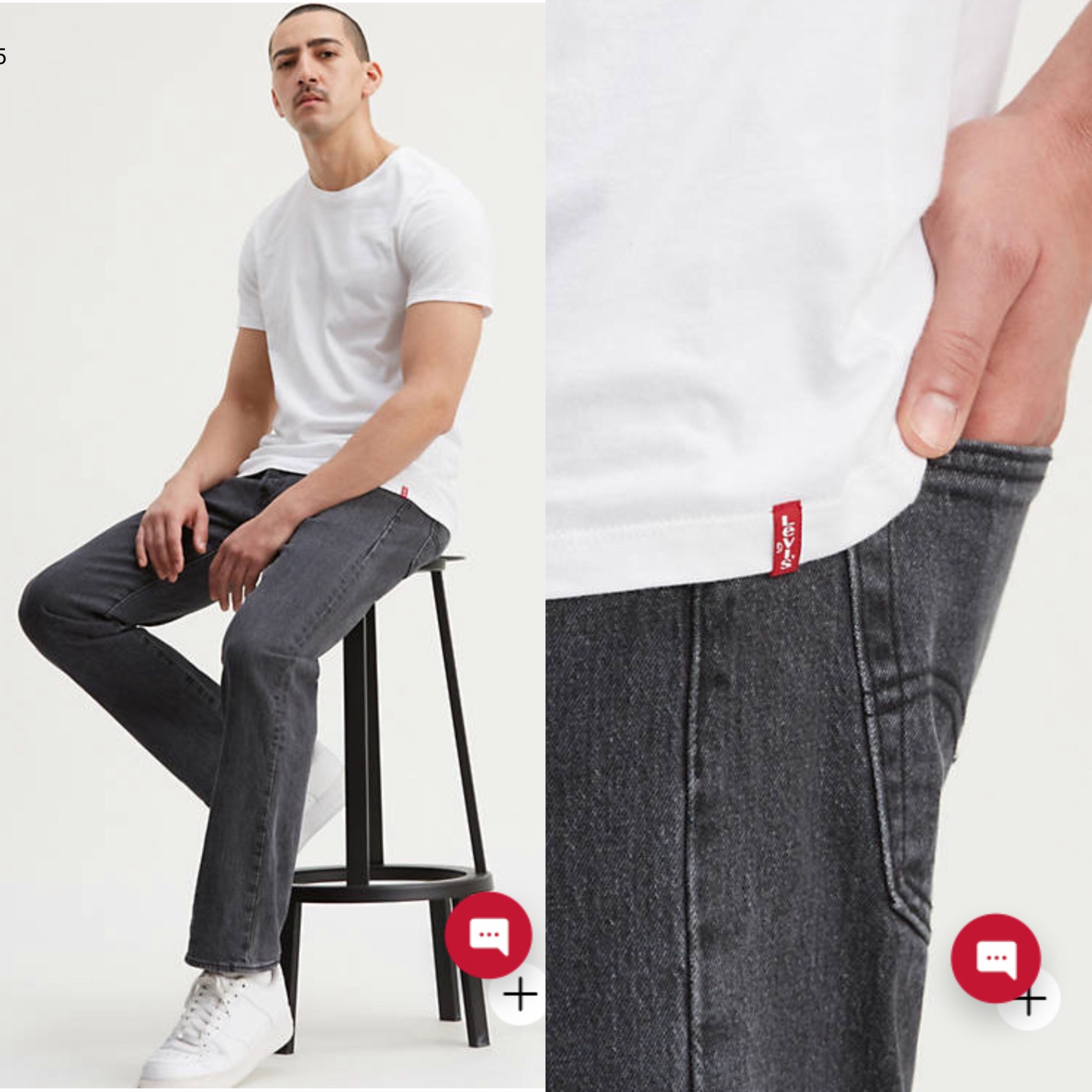 [CÓ BILL MUA TẠI LEVI'S MỸ] Set 2 Áo Thun Levi's Nam Chính Hãng