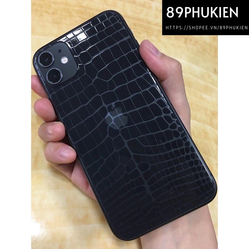 Dán PPF full lưng viền vân da cá sấu iPhone 12 Mini 12 12 Pro 12 Pro Max