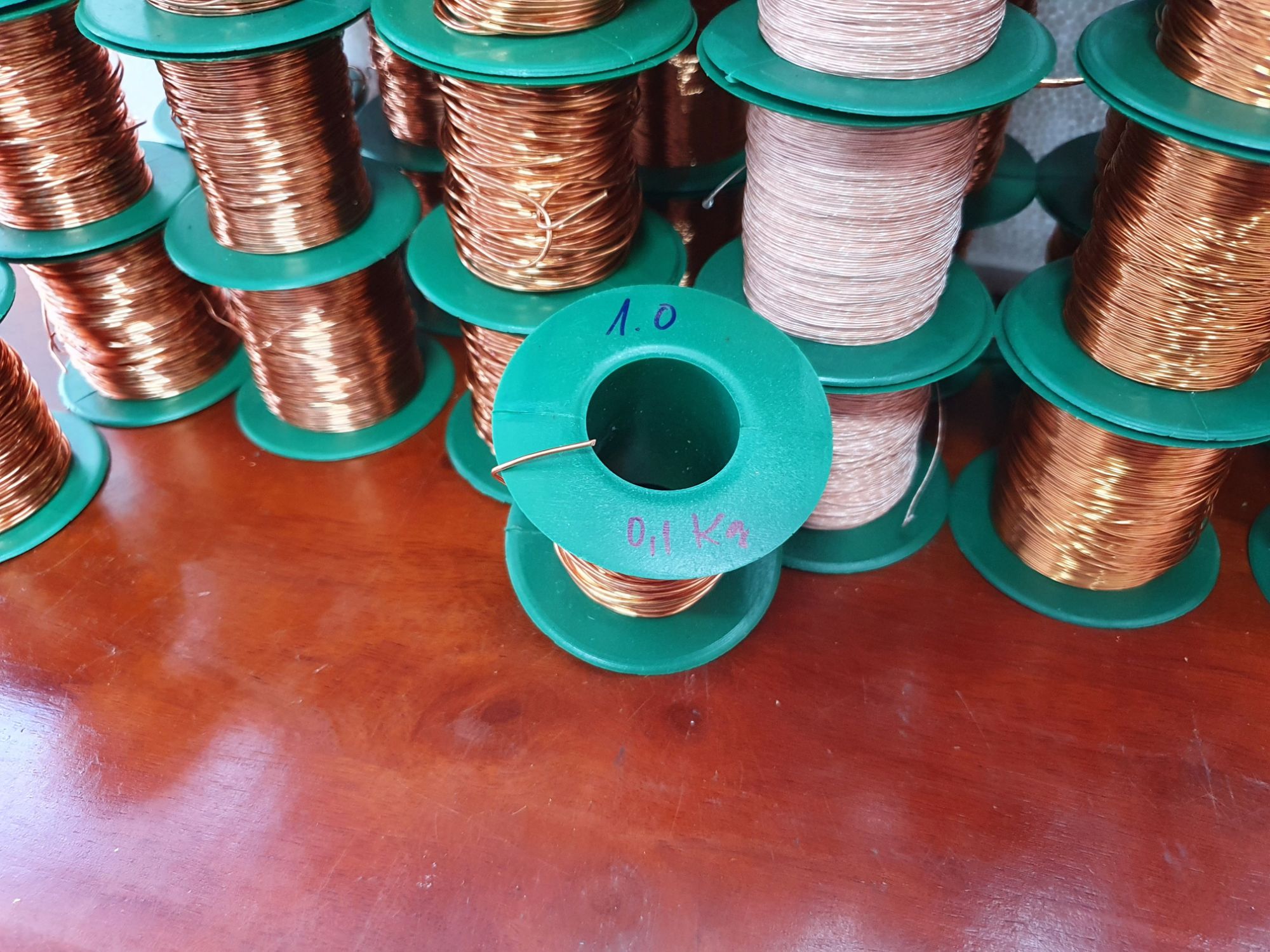 Dây đồng quấn motor biến áp 1.0mm-KL: 100g
