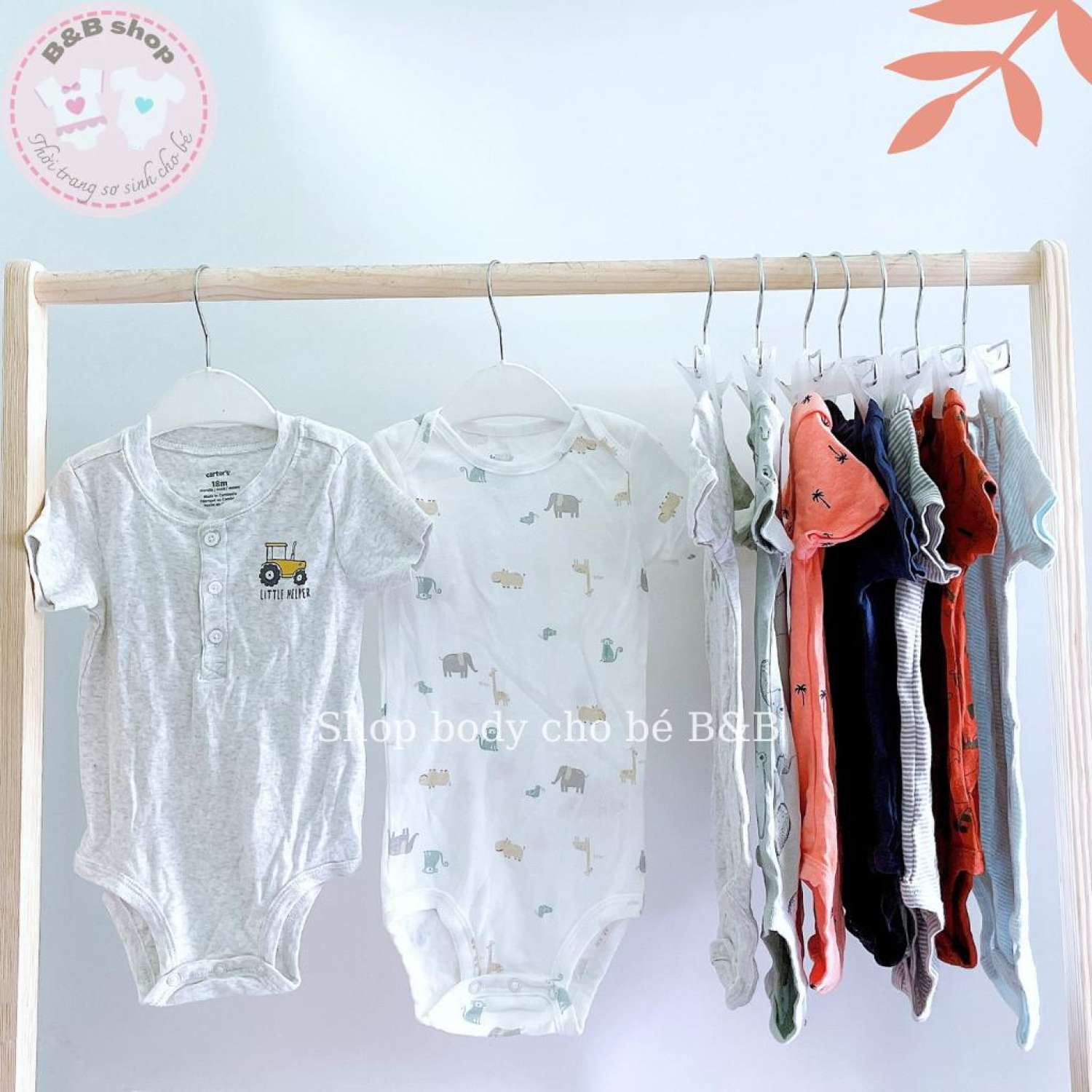 (Chọn mẫu size 12-18m) Bodysuit, Body chip Carter xuất dư cho bé sơ sinh