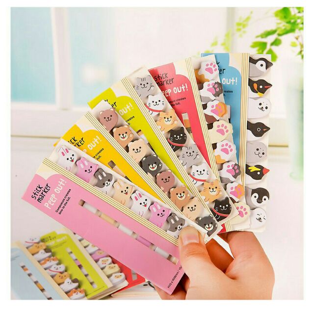 [HCM]Giấy phân trang nhiều hình (1 xấp /128 tờ)