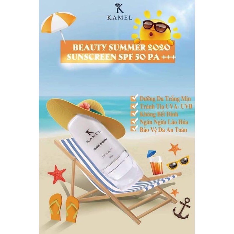 Kem chống nắng vật lý Kamel ( Sun Screen)