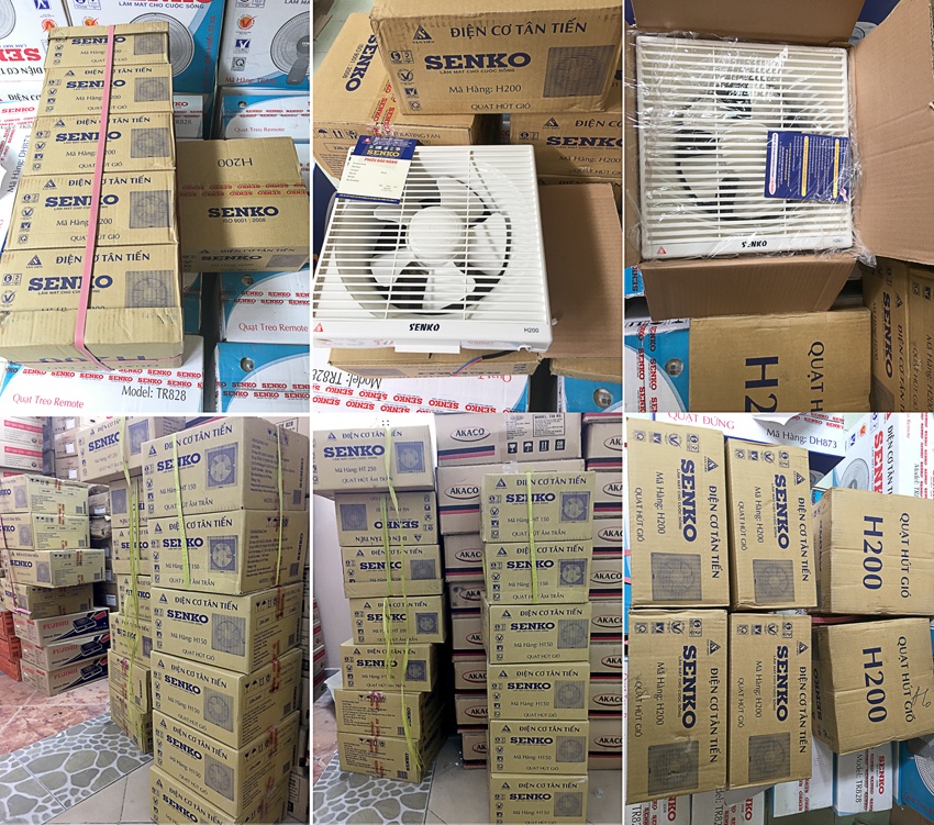 Quạt hút âm trần Senko HT250 (Trắng)