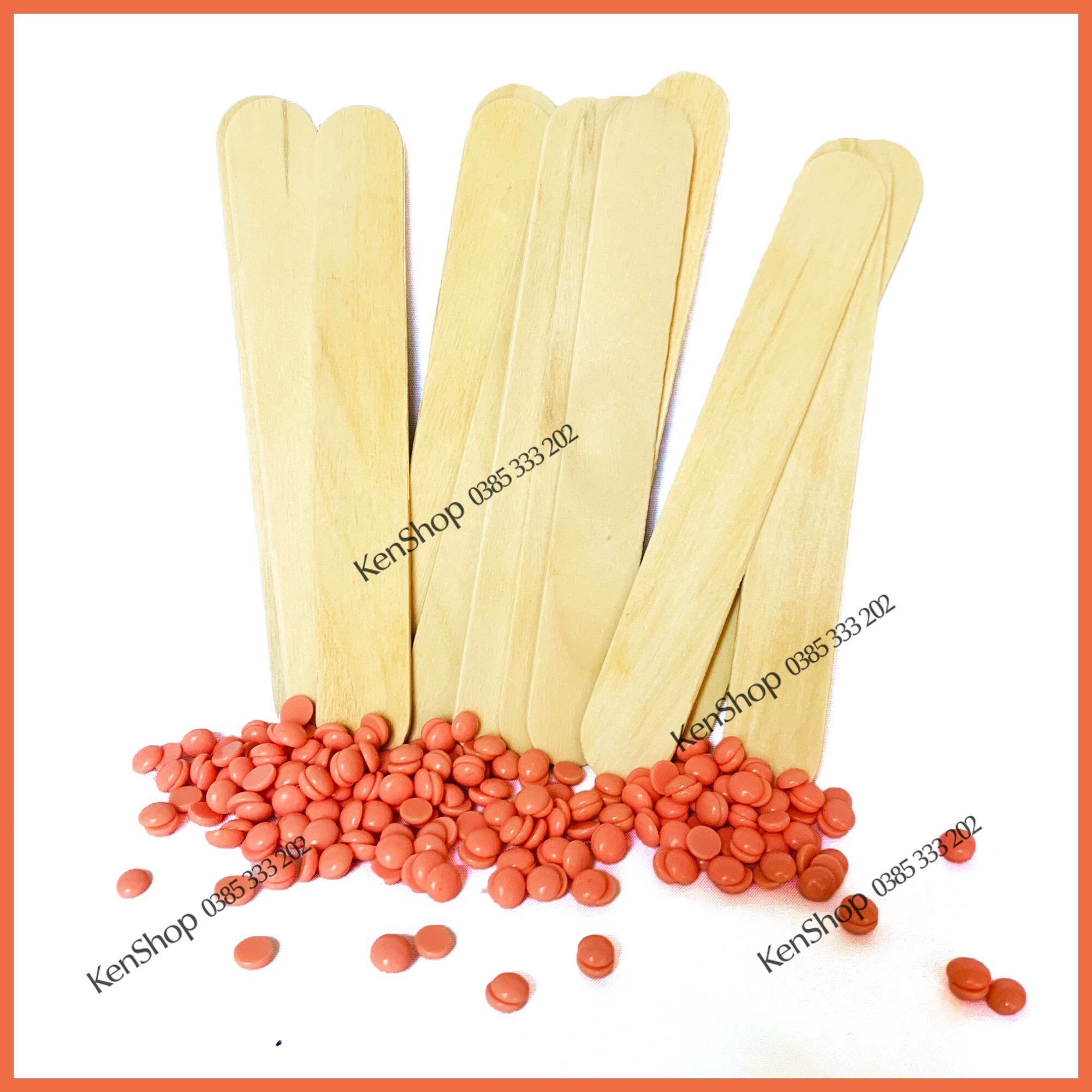 [FreeshipMAX] 10 Que gỗ quét sáp wax lông nóng