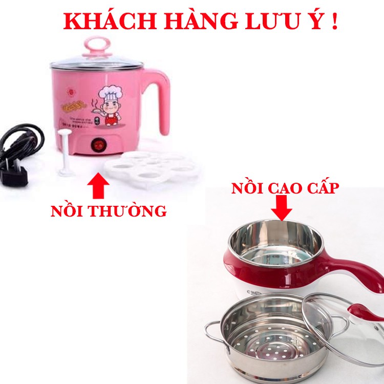 NỒI LẨU MINI ĐIỆN ĐA NĂNG KÈM HẤP, RÁN,CHIÊN