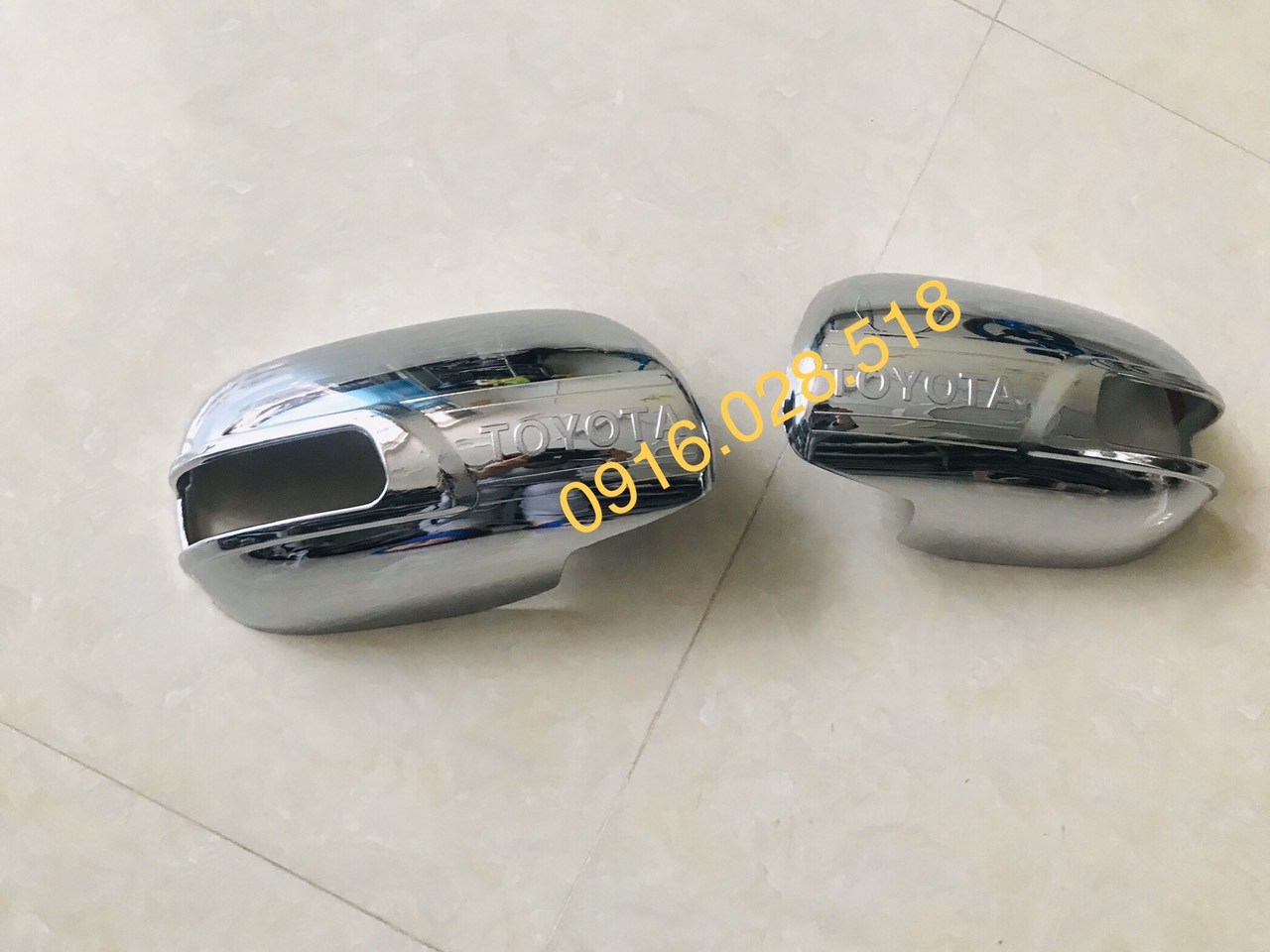 Op guong vios 2008-2010-2013 ốp gương chiếu hậu xe ô tô mạ crom, chống trầy xước gương
