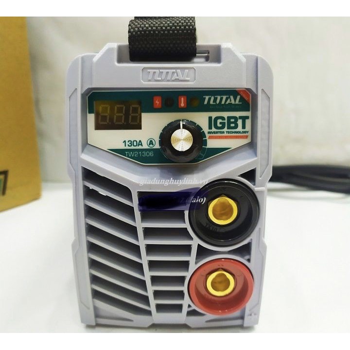 10-130a máy hàn điện tử igbt total + kèm theo 1 kèm hàn, kèm max 1 cây chổi, 1 mặt nạ hàn - tw21306