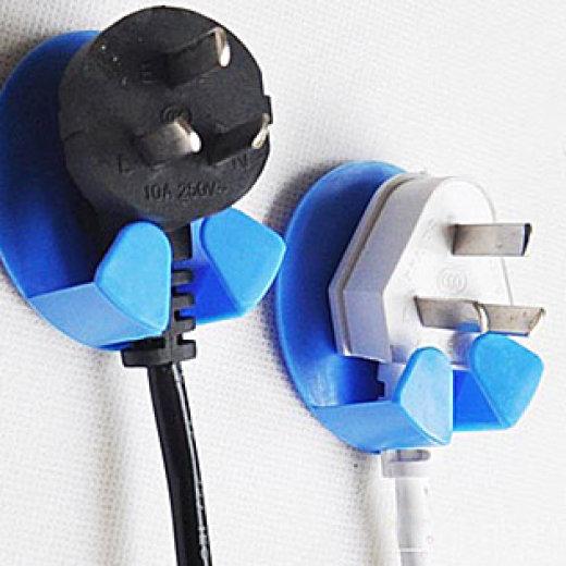 [HCM]Vỉ 2 móc treo phích cắm điện đồ dùng đa năng