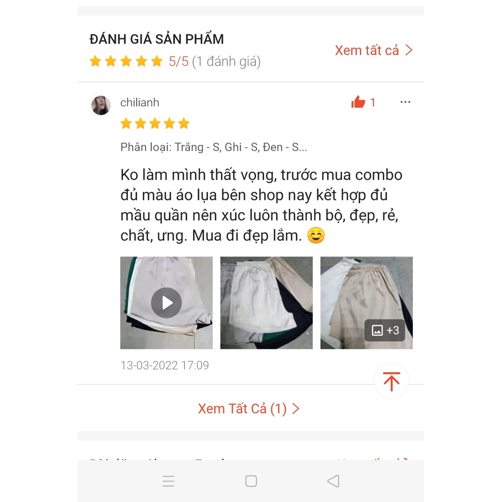 QUẦN ĐÙI NỮ CHẤT LỤA MỀM MỊN MẶC Ở NHÀ SIÊU ĐẸP