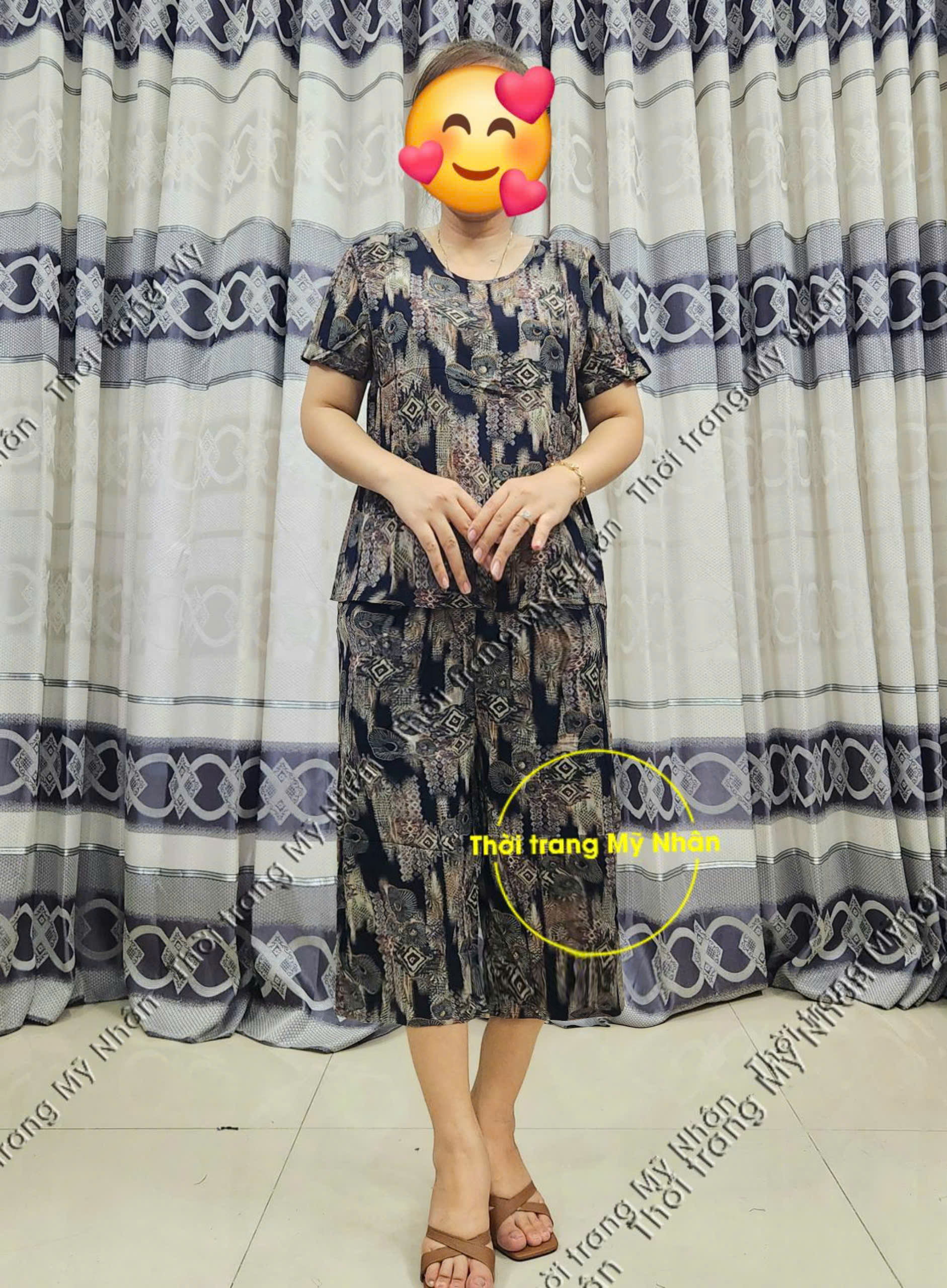 Đồ bộ tole thái lửng trung niên mềm mát đẹp