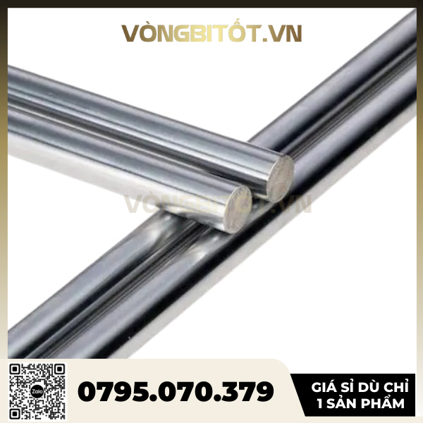 Thanh Ray Trượt Tròn Phi 25 (SFC25) Dài 500mm, 1000mm, 1500mm