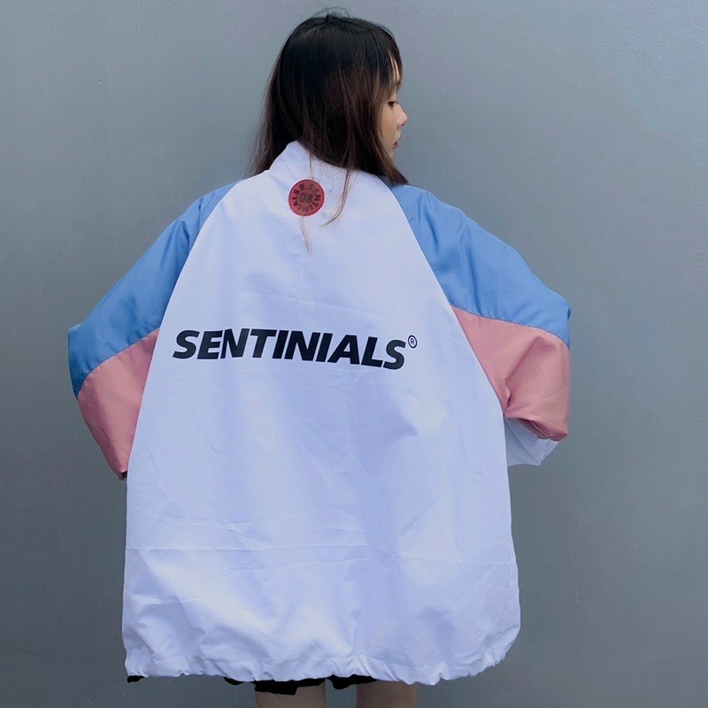 ÁO KHOÁC DÙ NỮ CHUẨN FORM UNISEX SENTINIALS CỔ TRỤ FORM BASIC