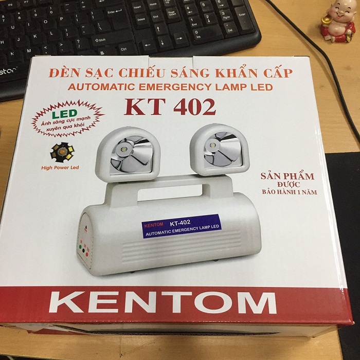 [HCM]ĐÈN SẠC KENTOM KT 402ĐÈN CHIẾU SÁNG KHẨN CẤP