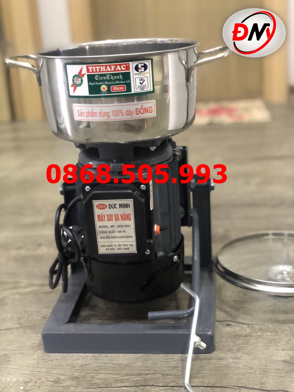 Máy xay thịt, giò chả đa năng 900W - nồi 20cm