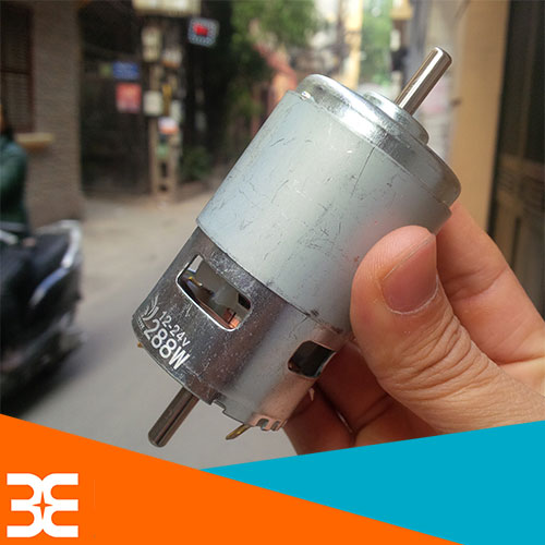 Động Cơ 775 12-24V Trục Tròn Có Bạc đỡ