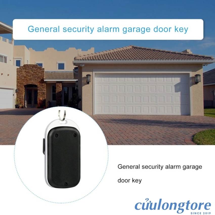 Electronic Car Rolling Door Key Copier learns the command to copy the key from the remote control 433mhz